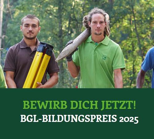 Jetzt bewerben: BGL-Bildungspreis 2025 – Einsendeschluss ist der 31. Dezember!