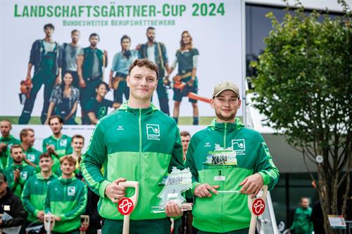 GaLaBau-Nachwuchs belegt 3. Platz beim bundesweiten Landschaftsgärtner-Cup 2024 